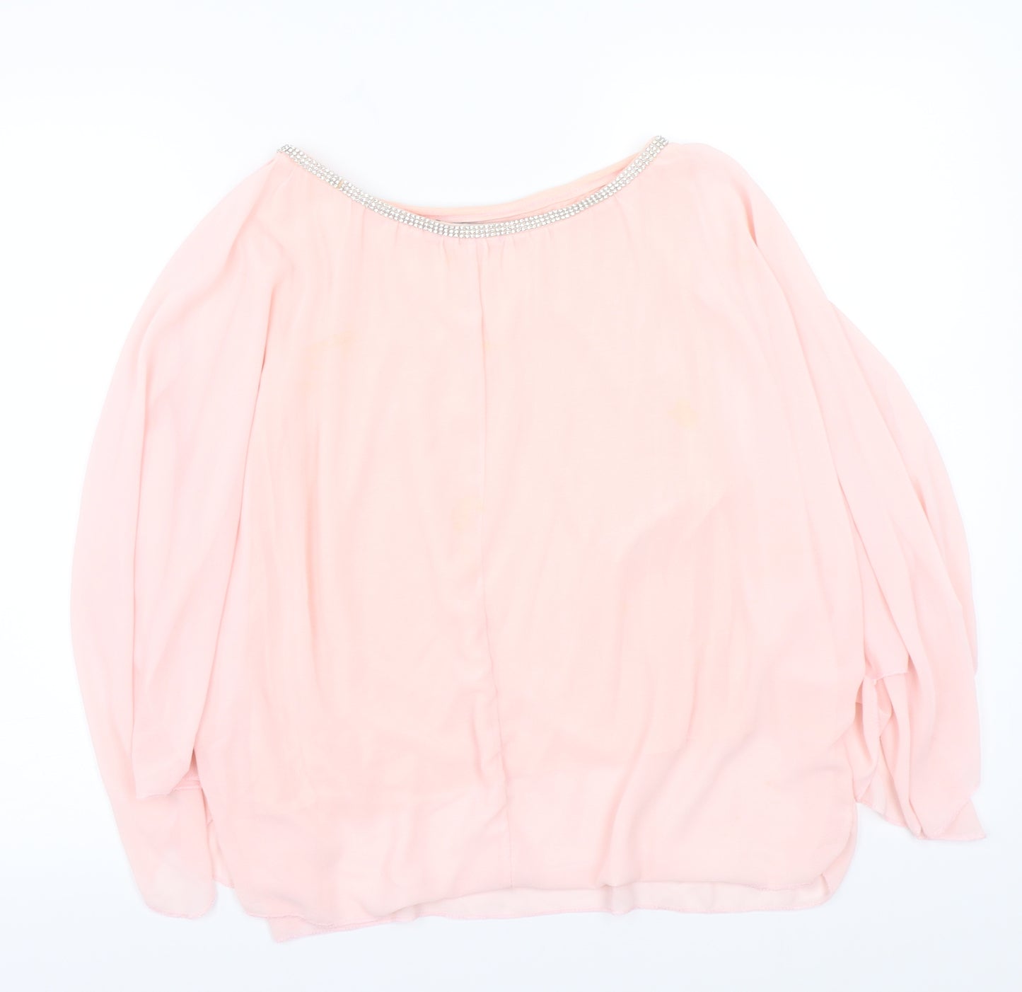 Newlook Womens Pink   Basic Blouse Size 10