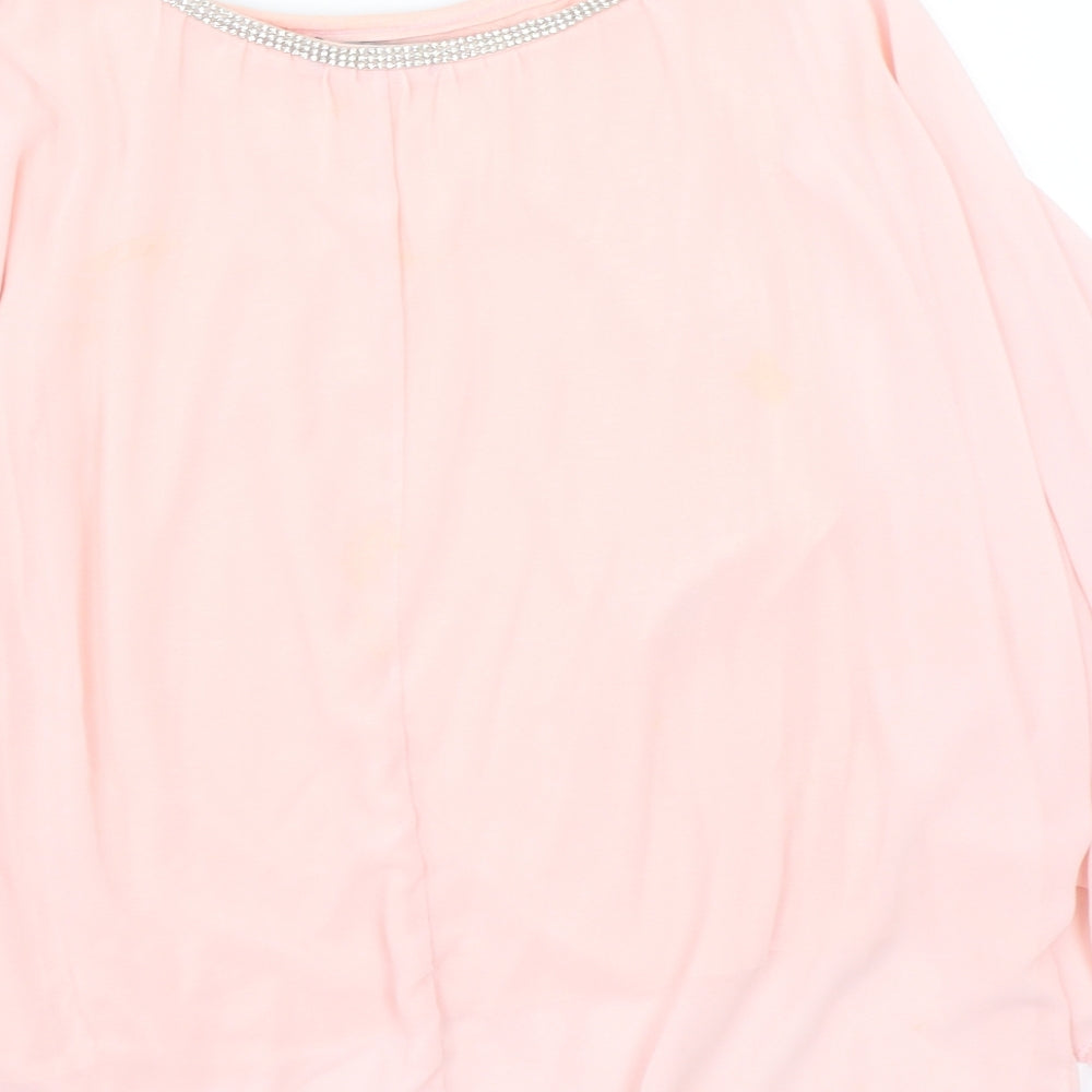 Newlook Womens Pink   Basic Blouse Size 10