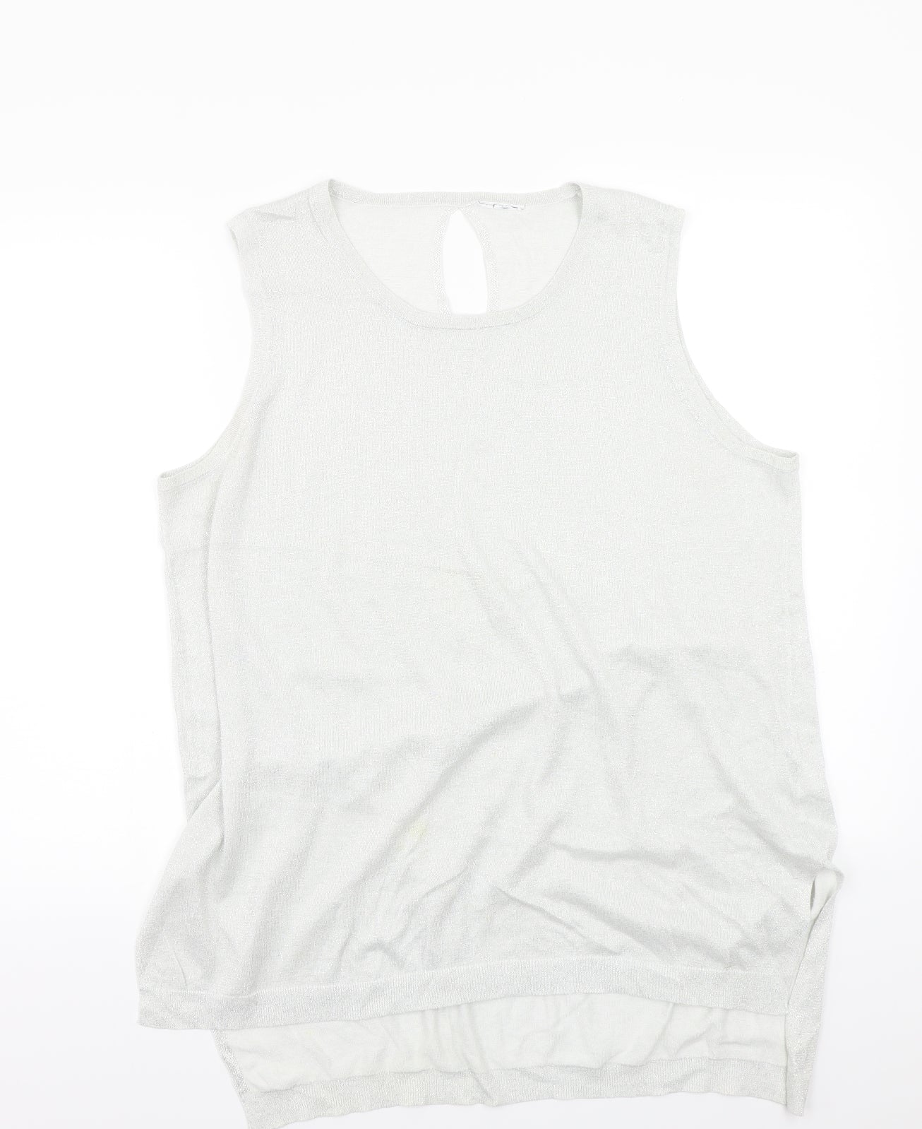 NEXT Womens Silver   Basic Blouse Size 20