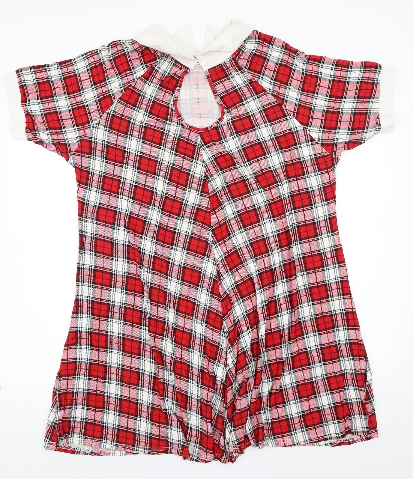 AX Paris Womens Red Check  A-Line  Size 18