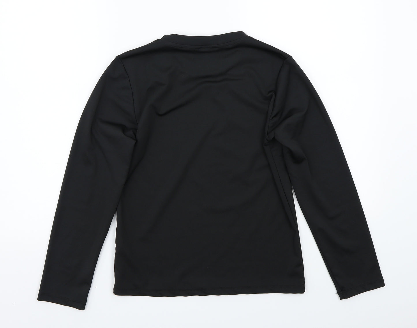 Boohoo Womens Black   Basic T-Shirt Size 10