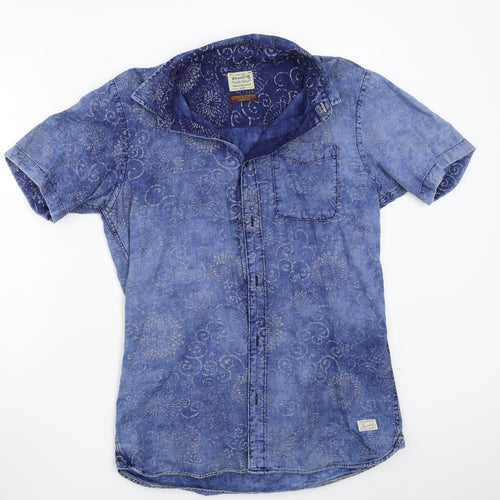 Jack & jones# Mens Blue    Button-Up Size L