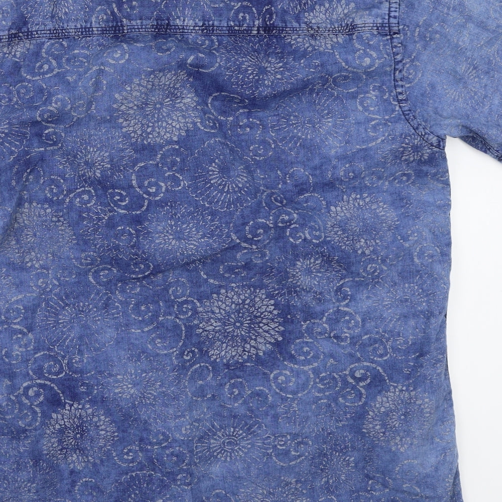 Jack & jones# Mens Blue    Button-Up Size L