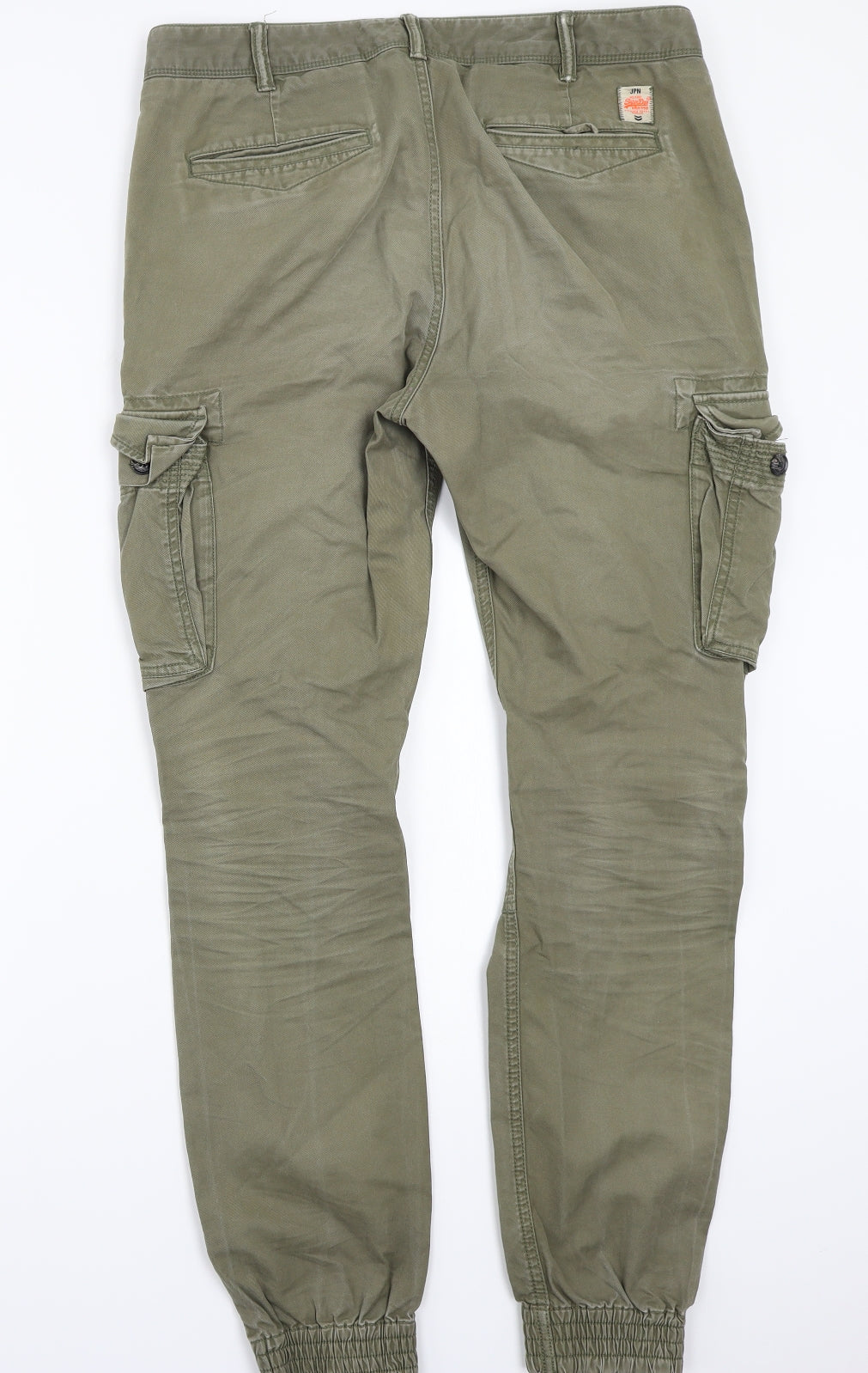 Superdry Mens Green   Cargo Trousers Size L L29 in