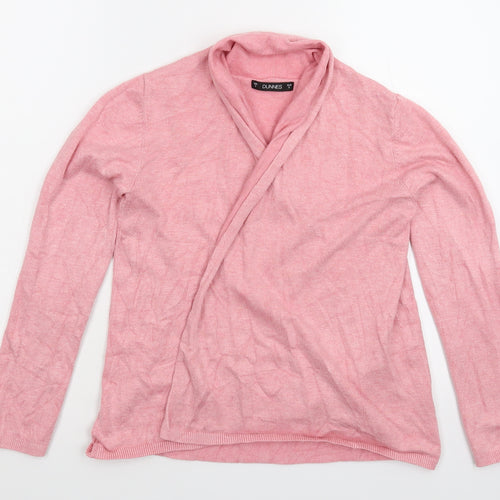Dunnes Stores Womens Pink  Knit Cardigan Jumper Size S