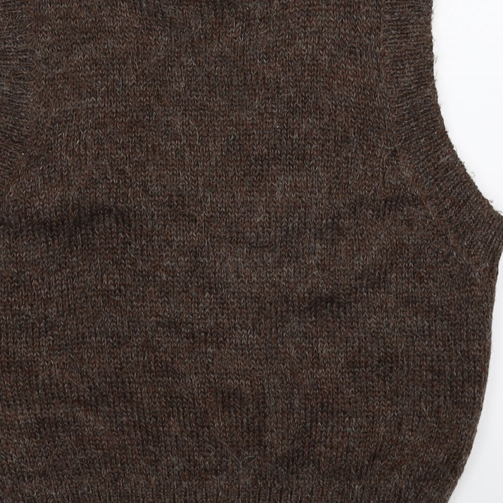 BISOU BISOU Womens Grey  Knit Vest Jumper Size S