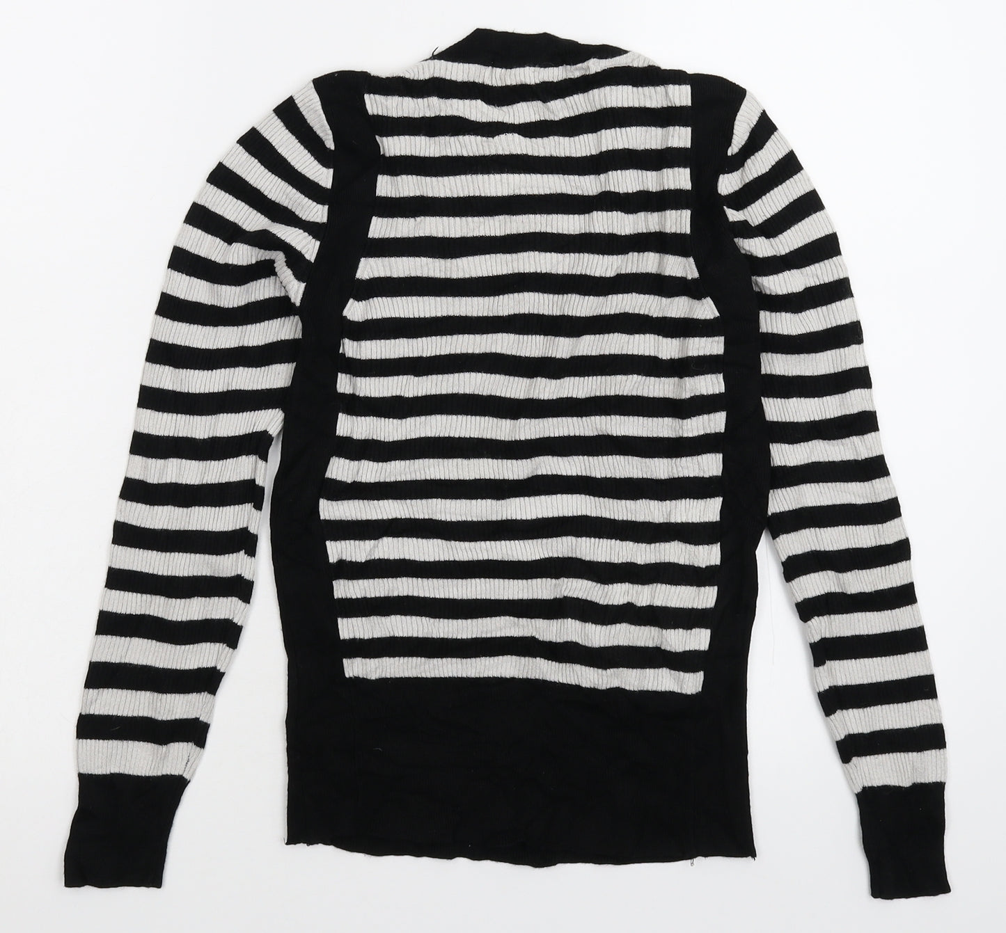 Marks and Spencer Womens Multicoloured Striped Knit Pullover Jumper Size 10