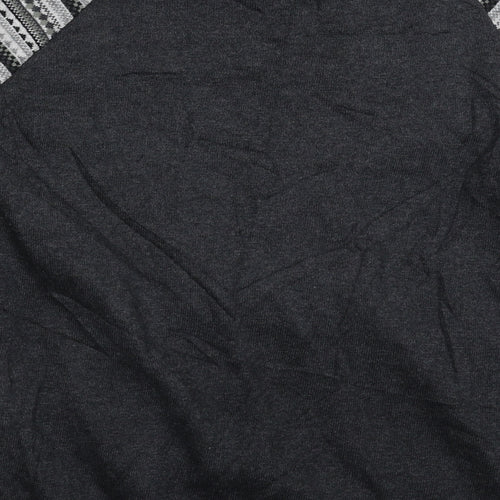 ASOS Mens Grey Geometric Knit Pullover Jumper Size M