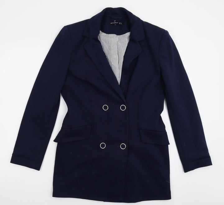 Atmosphere Womens Blue Jacket Suit Jacket Size 12