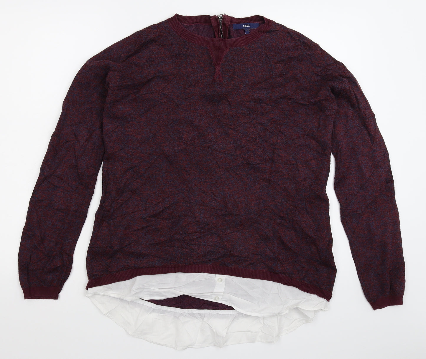 NEXT Womens Brown  Knit Pullover Jumper Size 12
