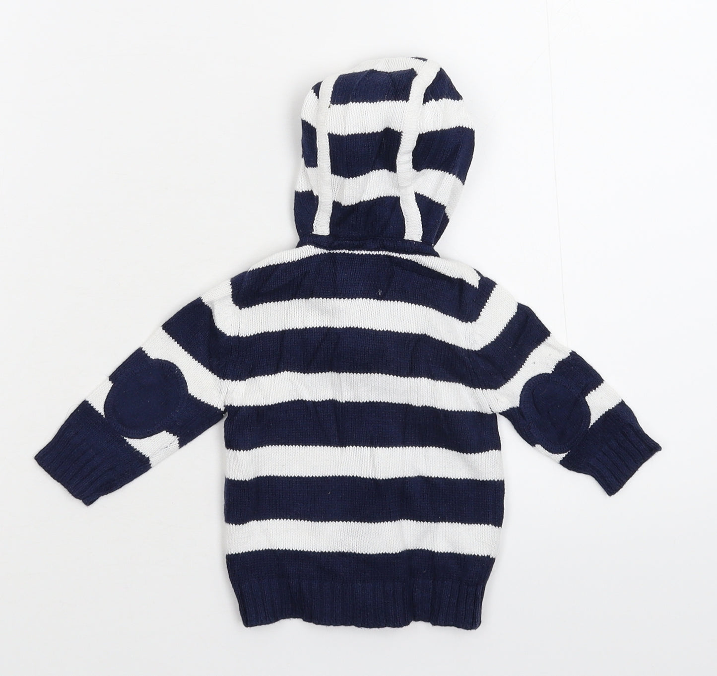 John Lewis Baby Blue  Knit Cardigan Jumper Size 0-3 Months