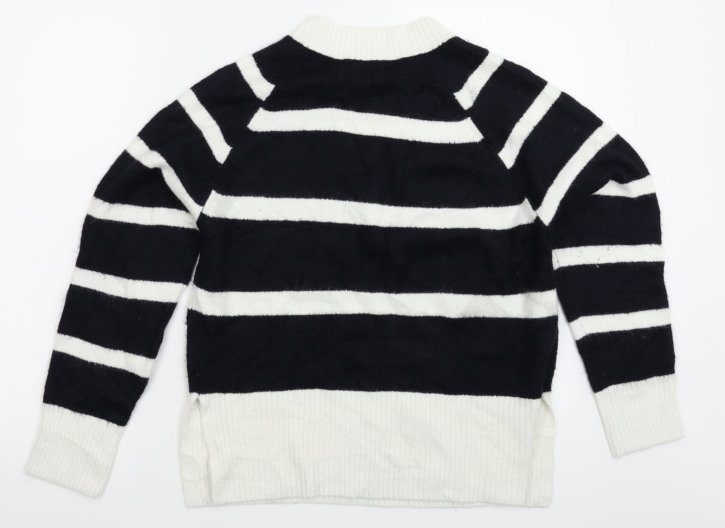 F&F Womens Multicoloured Striped Knit Pullover Jumper Size 12