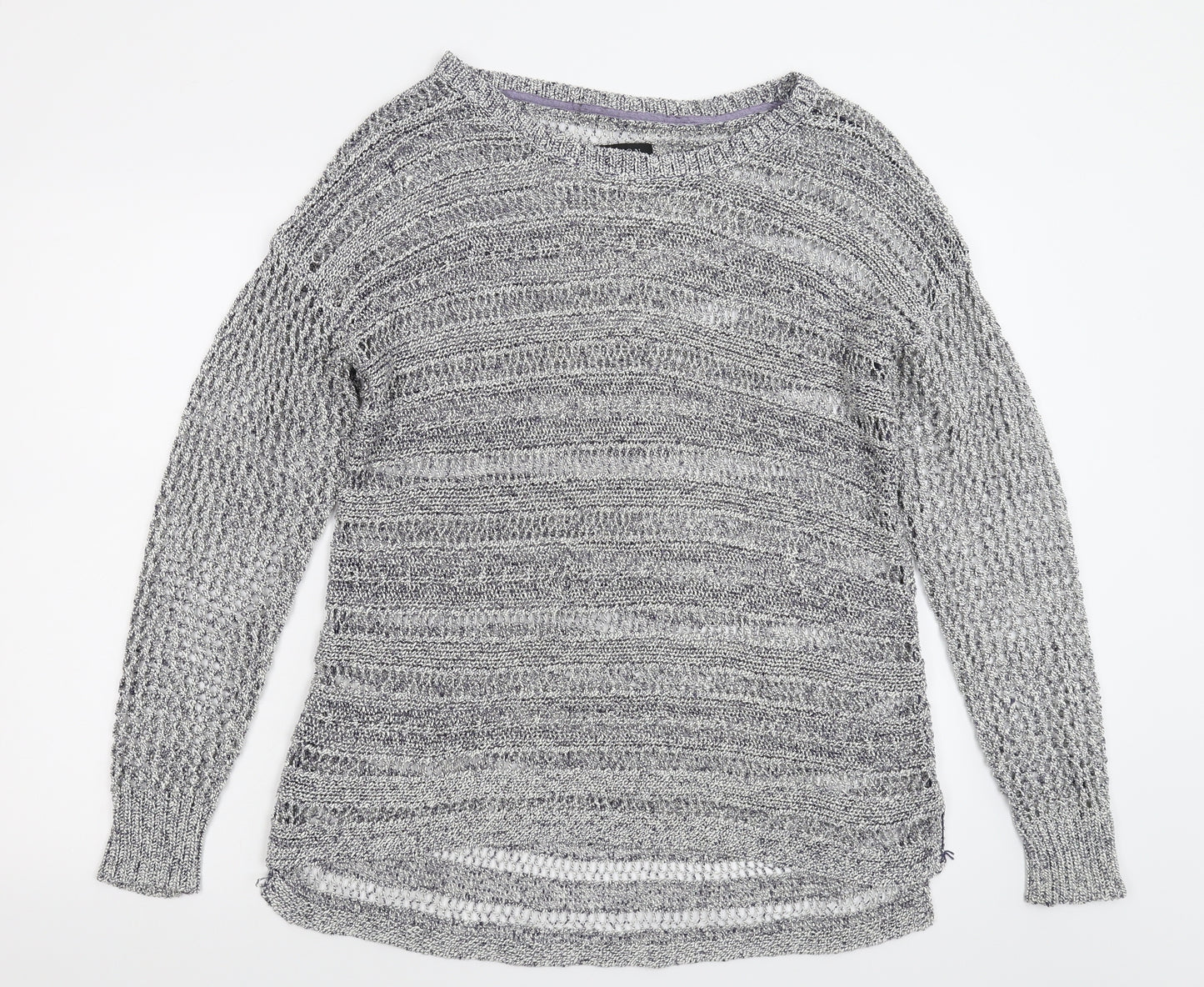 Soon Womens Grey  Knit Pullover Jumper Size 20