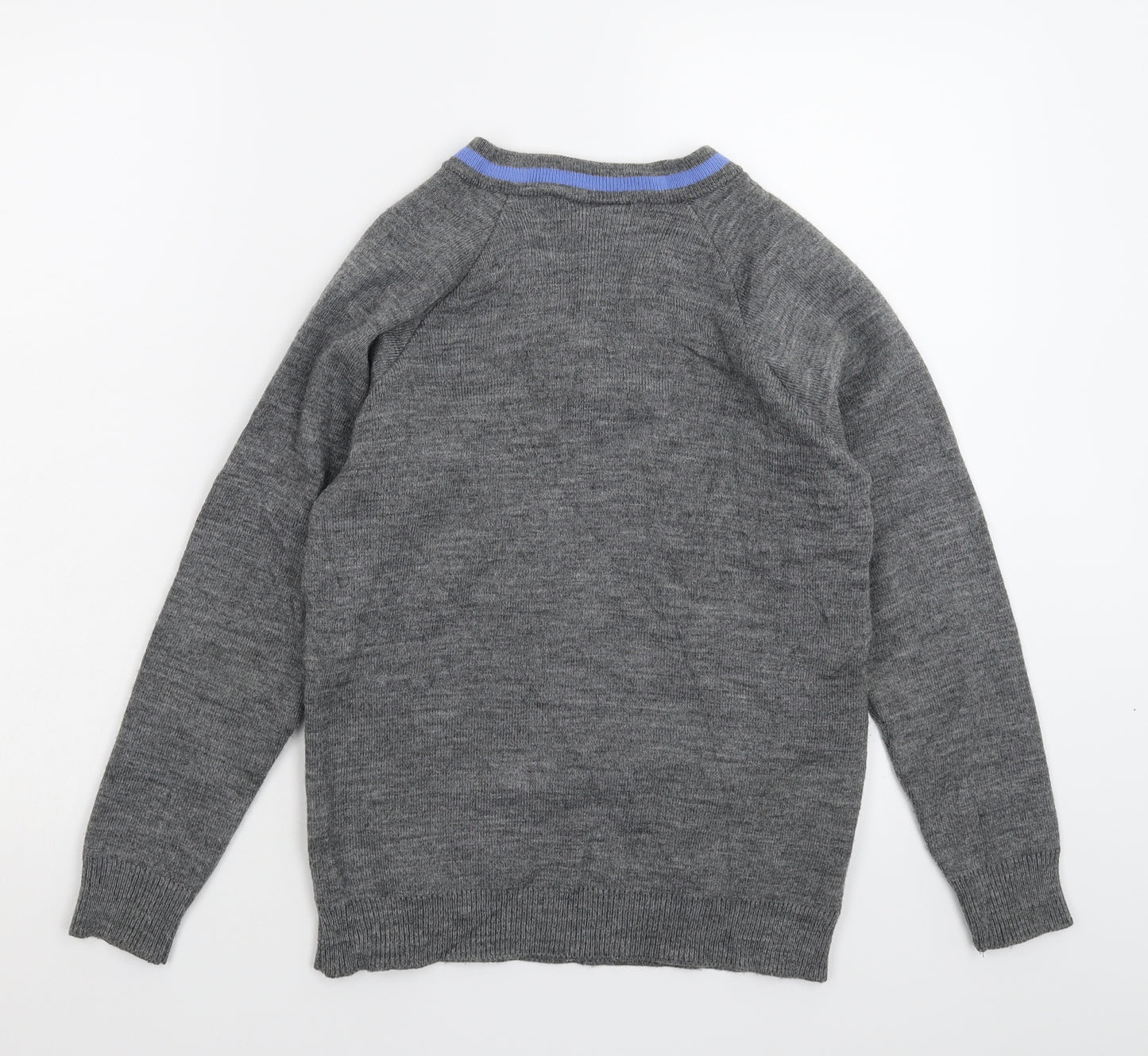 Charles Kirk Womens Grey  Knit Pullover Jumper Size S