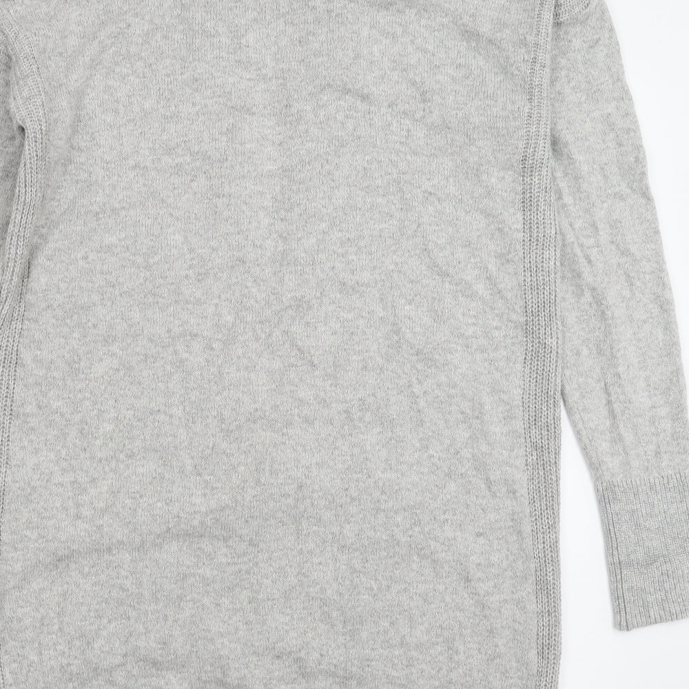 White Stuff Womens Grey  Knit Cardigan Jumper Size XL