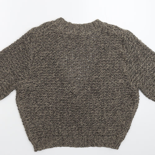 BHS Womens Grey  Knit Cardigan Jumper Size 16