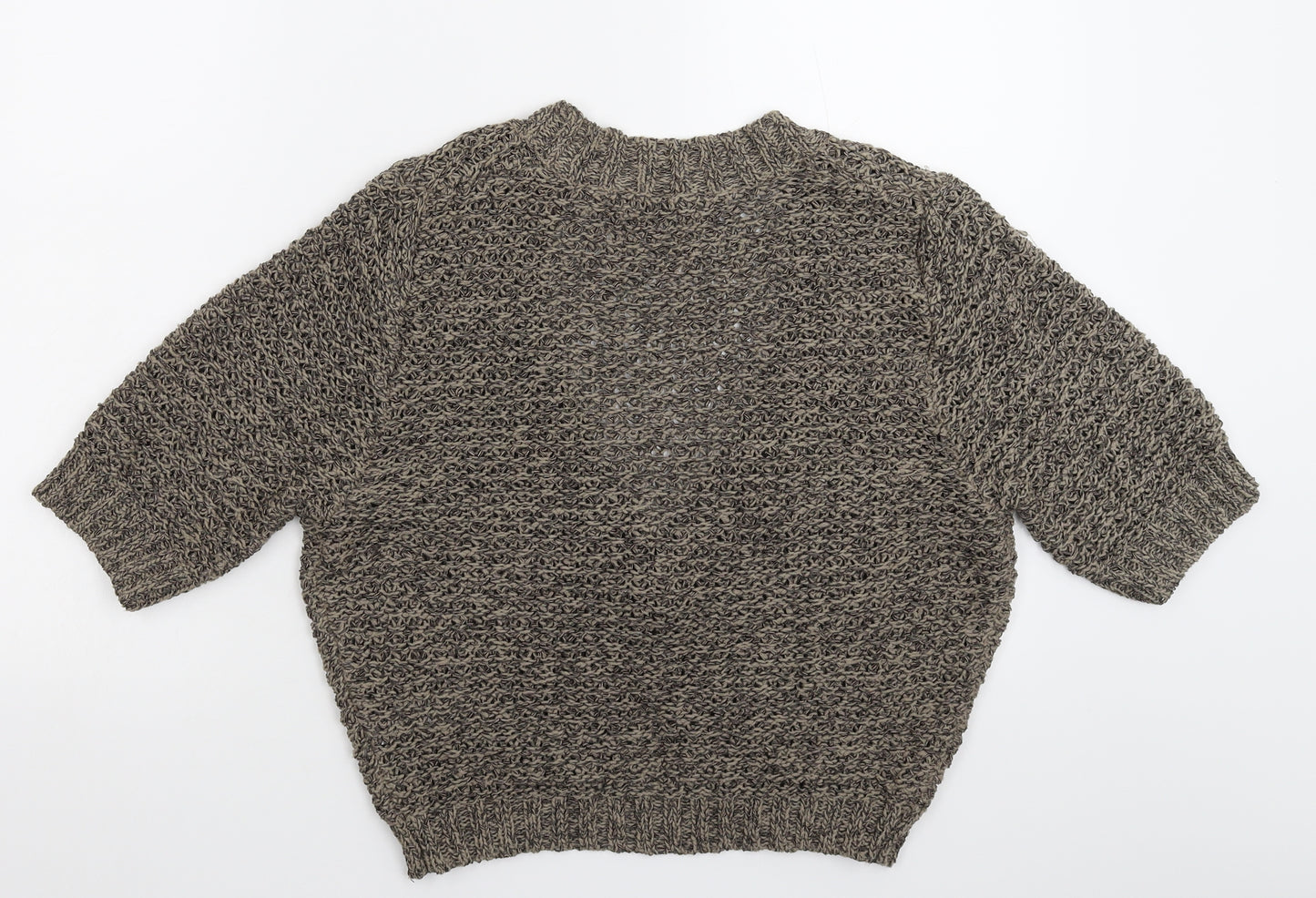 BHS Womens Grey  Knit Cardigan Jumper Size 16