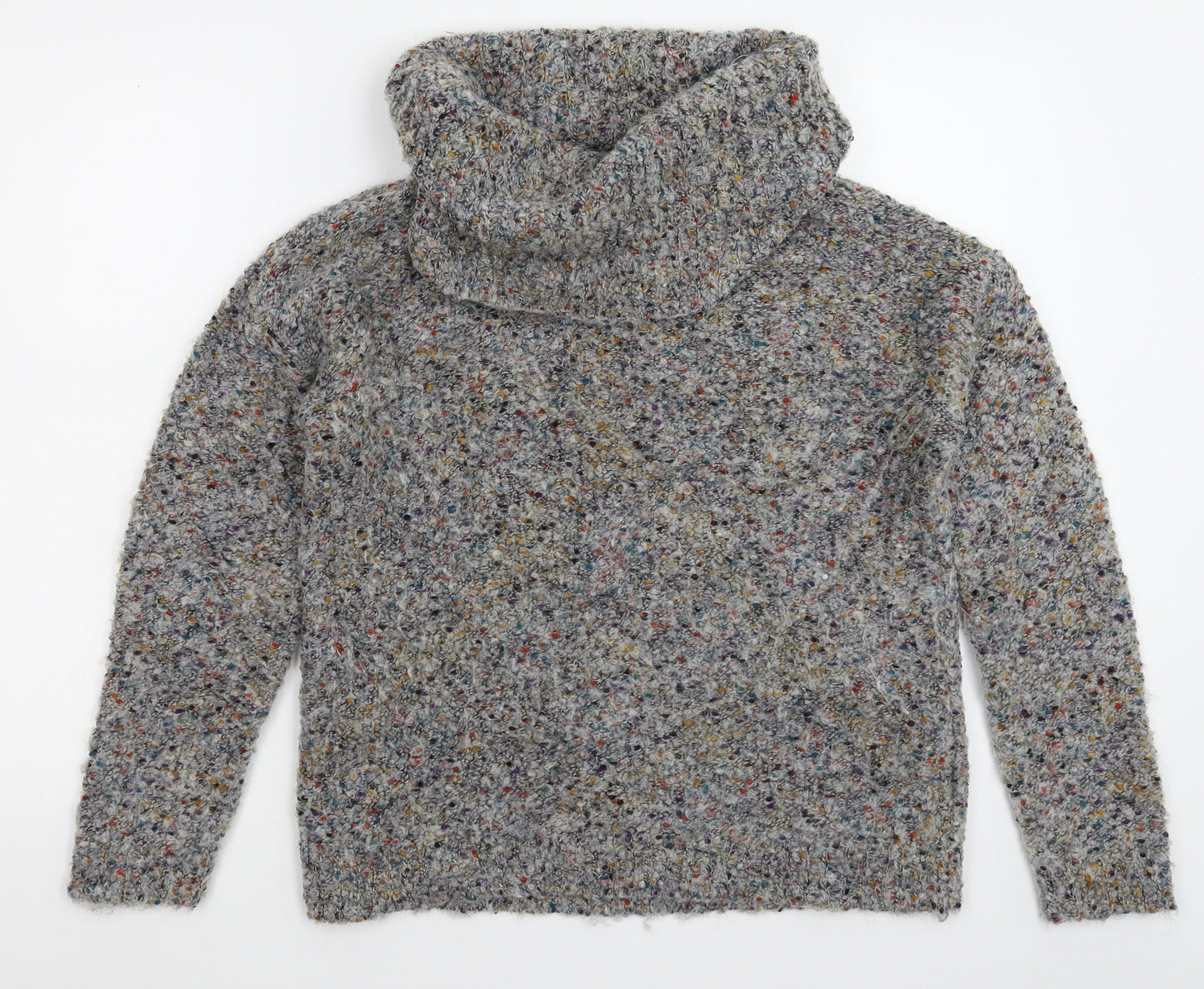 Papaya Womens Grey  Knit Pullover Jumper Size S