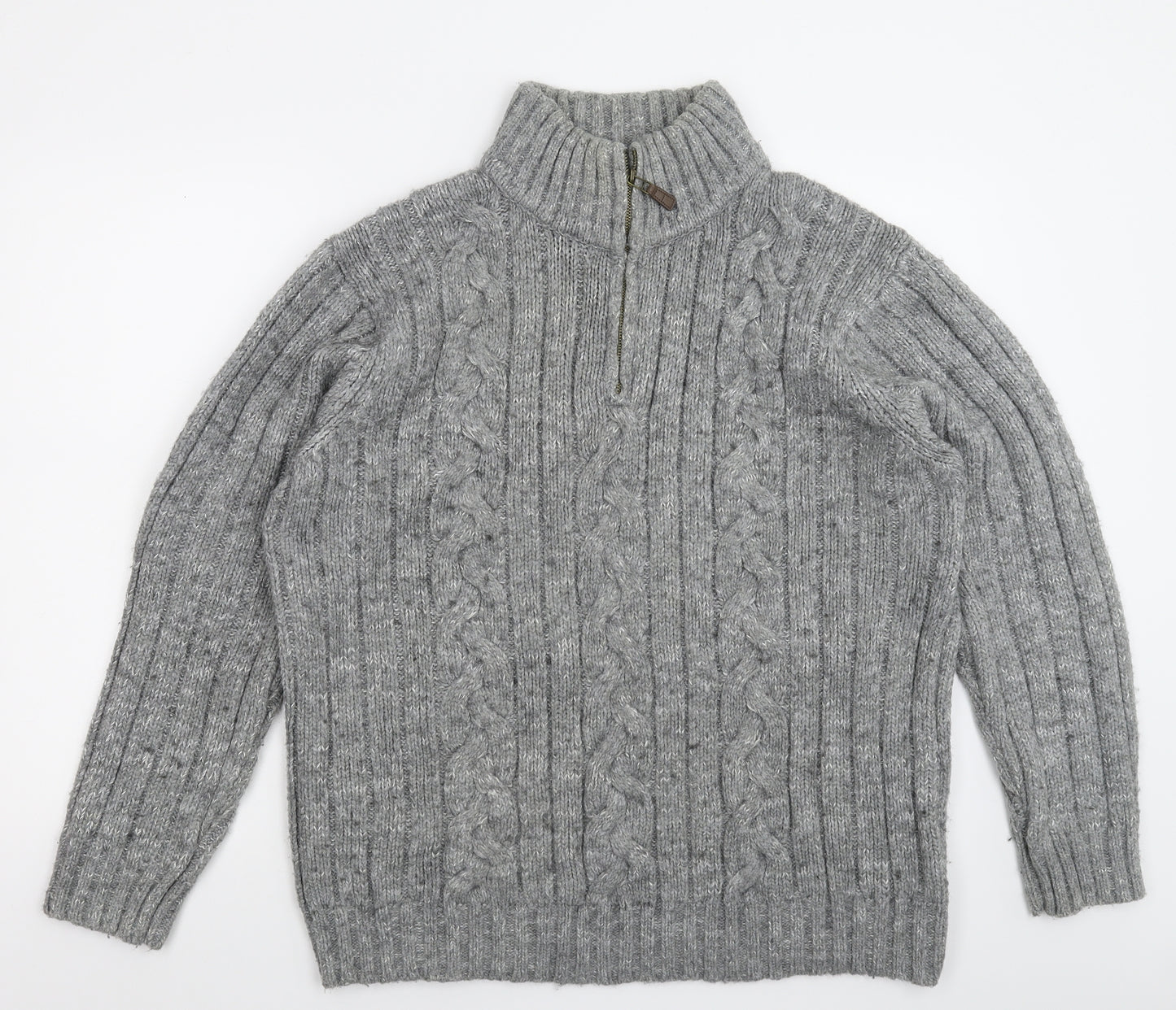 North Coast Mens Red  Knit Pullover Jumper Size L