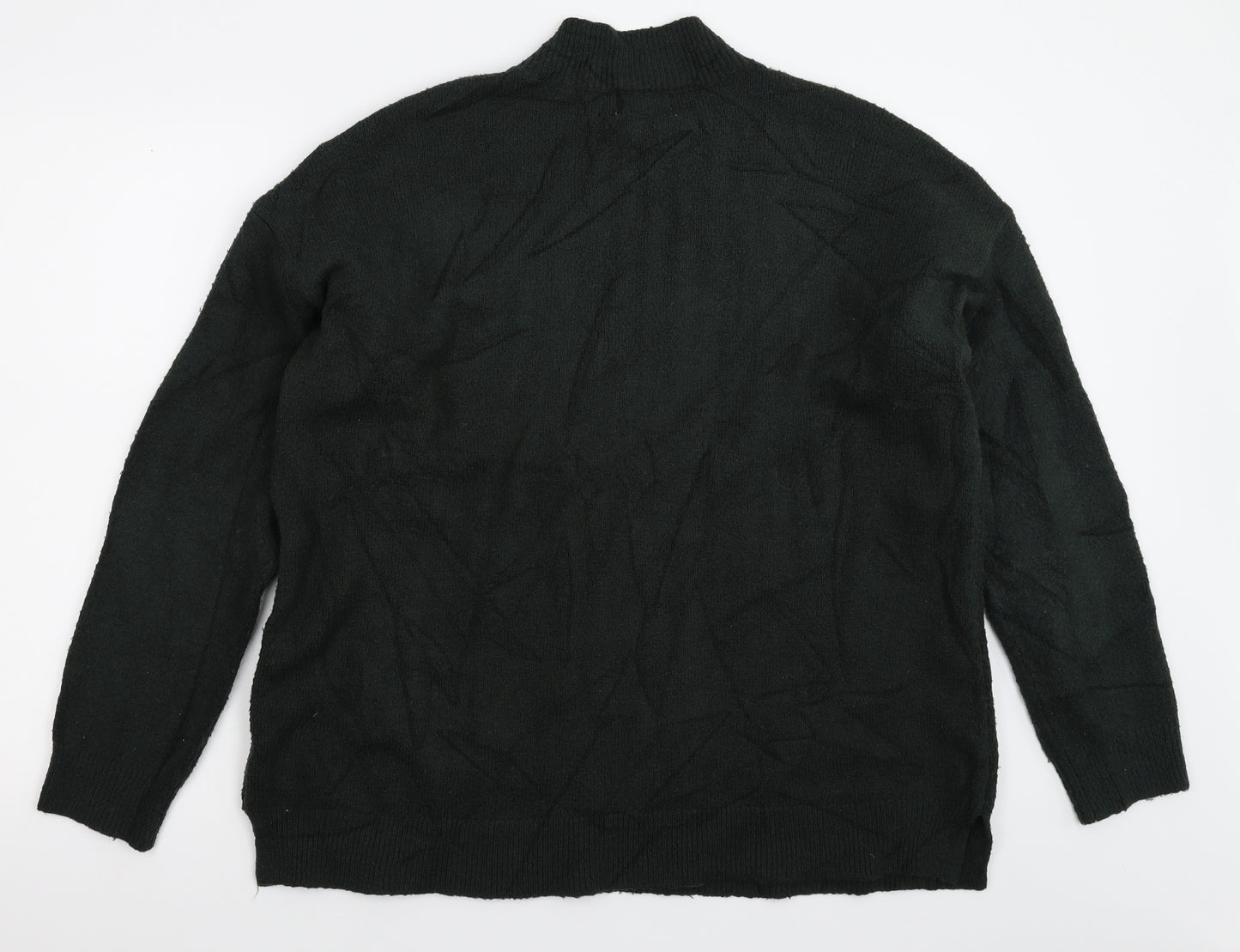 Matalan Womens Grey Animal Print Knit Pullover Jumper Size L