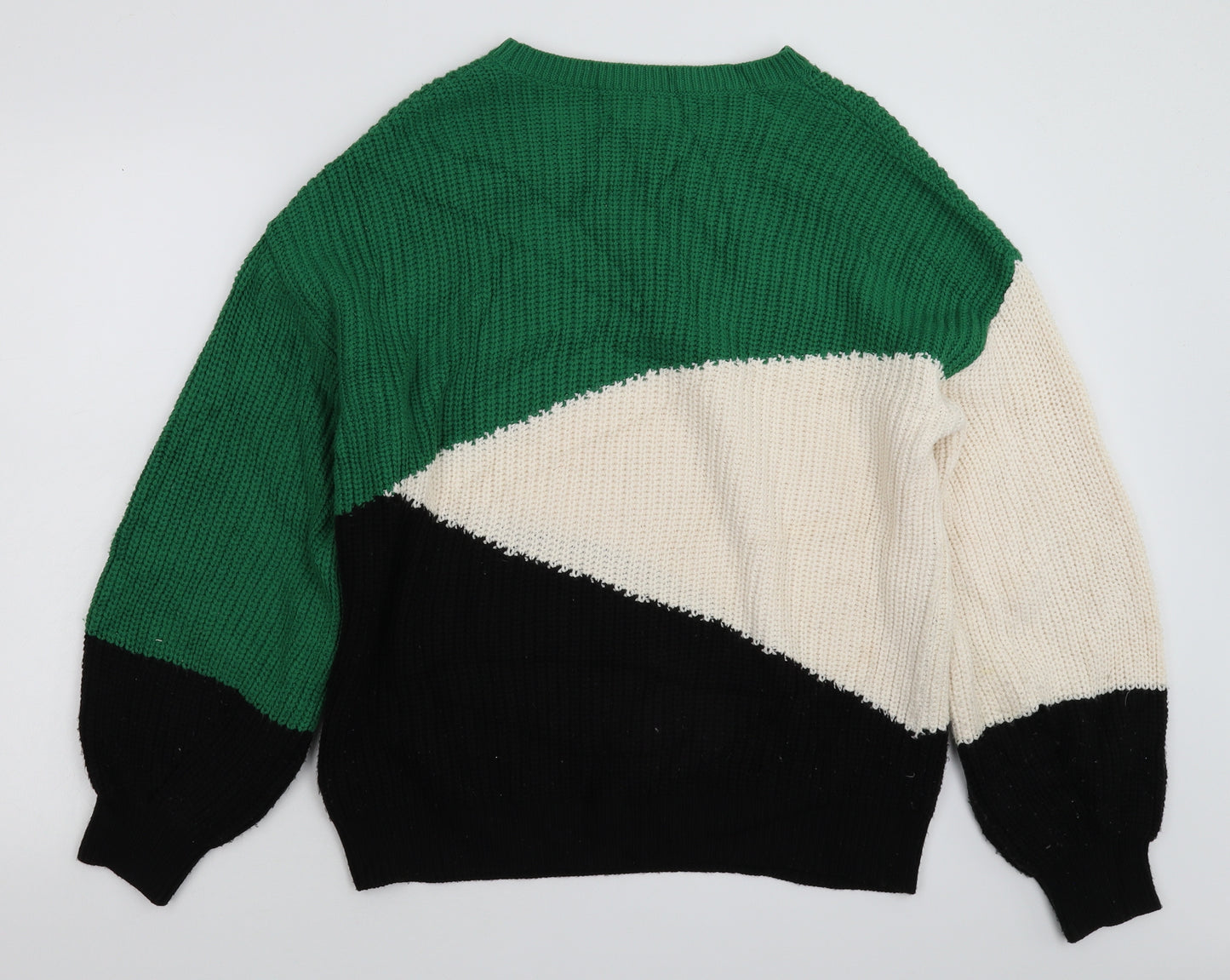 New Look Womens Multicoloured  Knit Pullover Jumper Size M