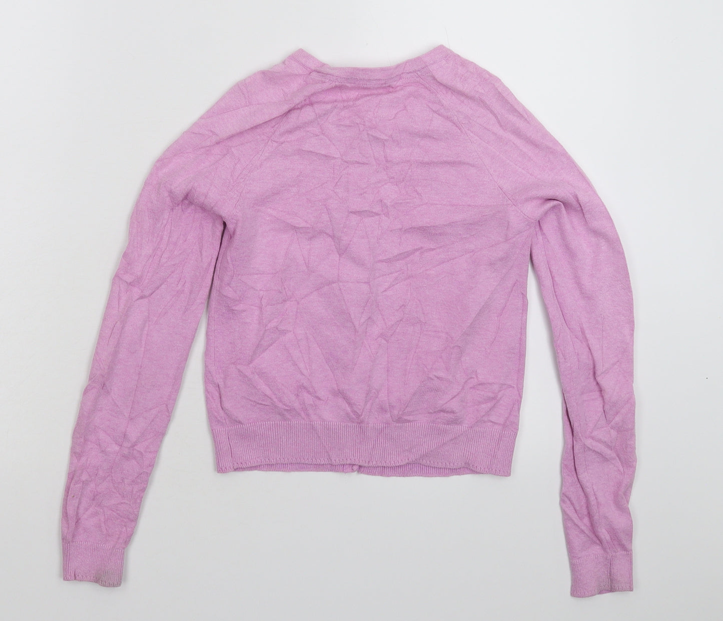 NEXT Girls Pink  Knit Cardigan Jumper Size 8 Years
