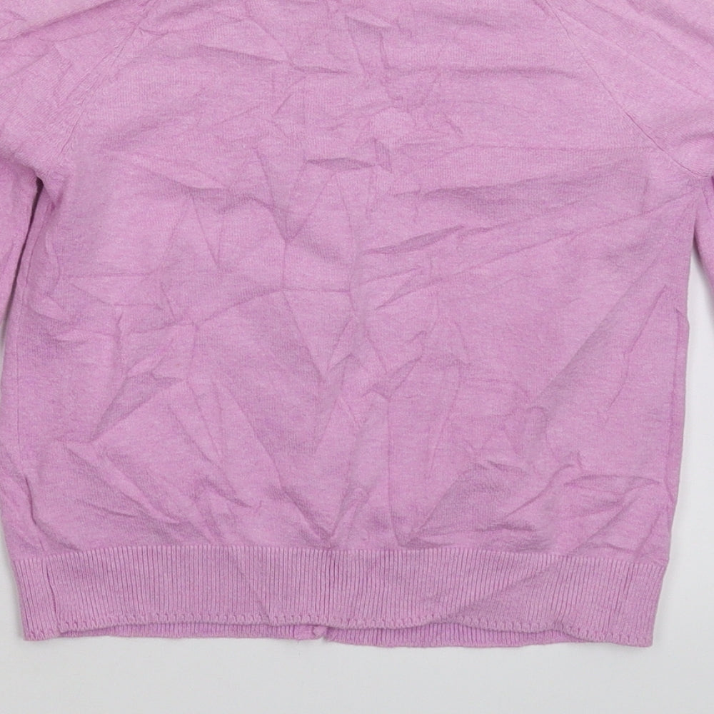 NEXT Girls Pink  Knit Cardigan Jumper Size 8 Years