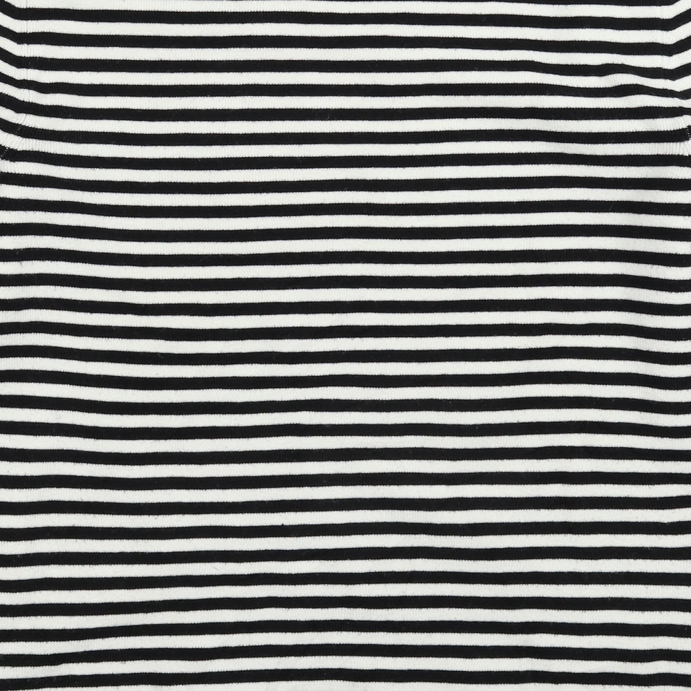 John Lewis Womens Multicoloured Striped Knit Pullover Jumper Size 14