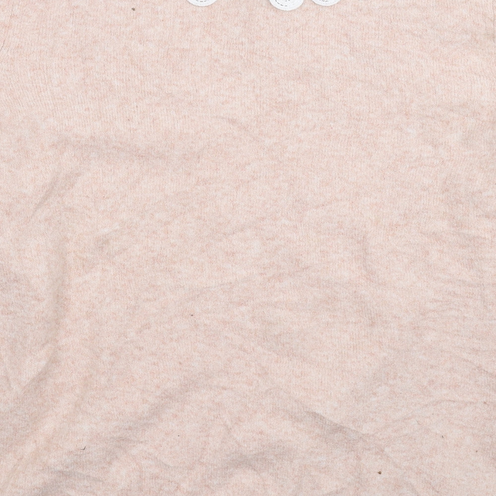 F&F Womens Beige  Knit Pullover Jumper Size 22