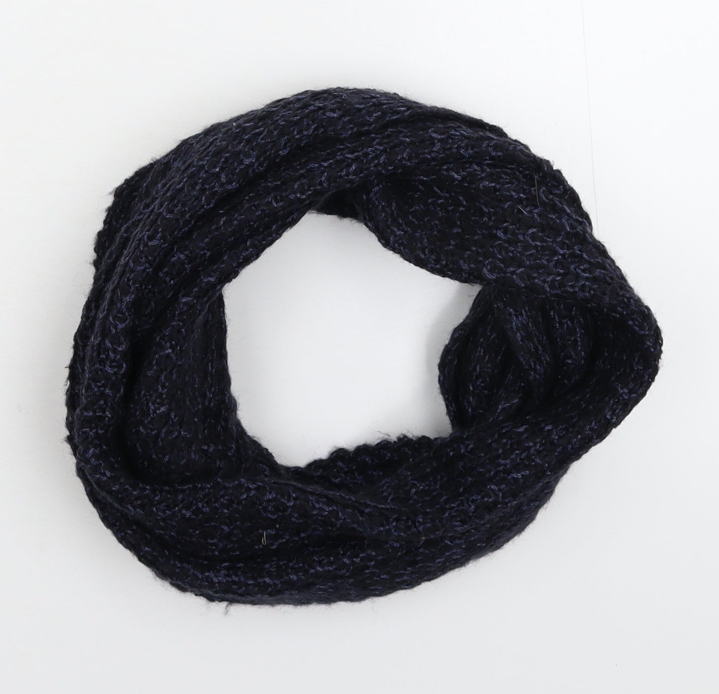 Accessorize Womens Blue  Knit  Scarf   - Snood