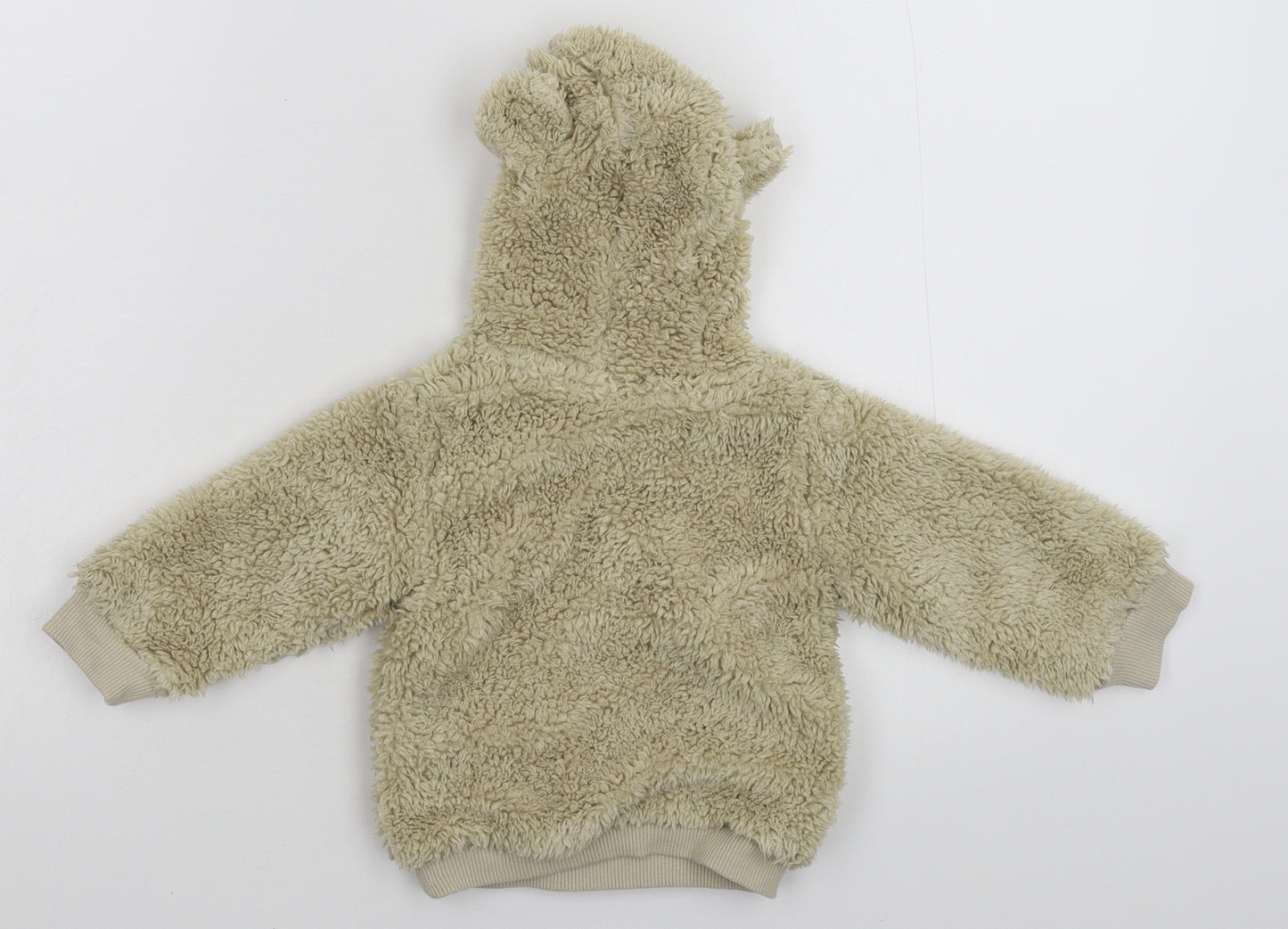 Marks and Spencer Boys Grey  Fleece Pullover Jumper Size 6-9 Months