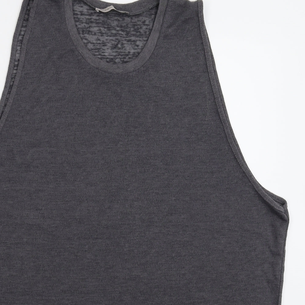 Atmosphere Womens Grey  Knit Basic Tank Size 14