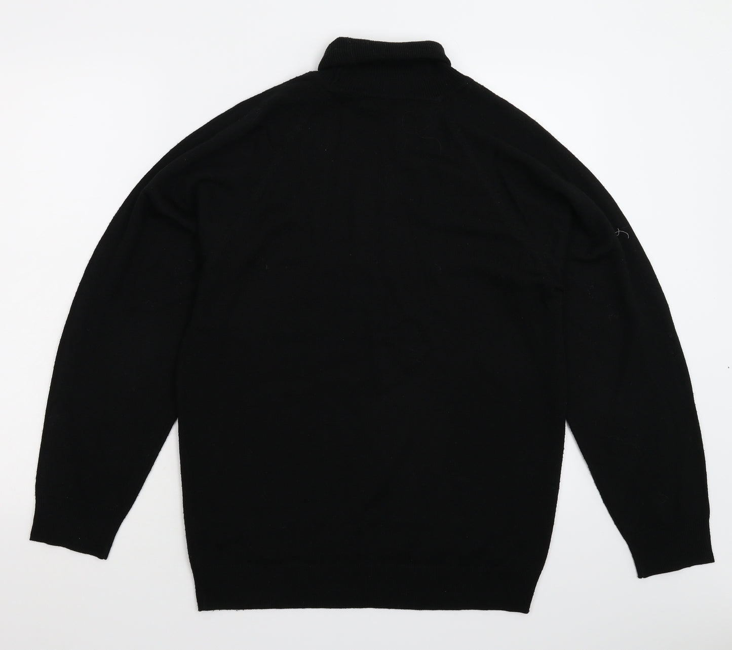 BHS Mens Black  Knit Pullover Jumper Size S