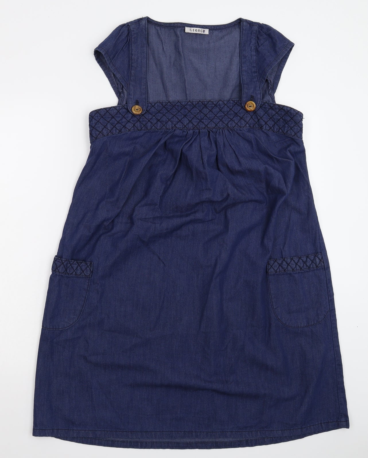 George Womens Blue  Denim Sheath  Size 10