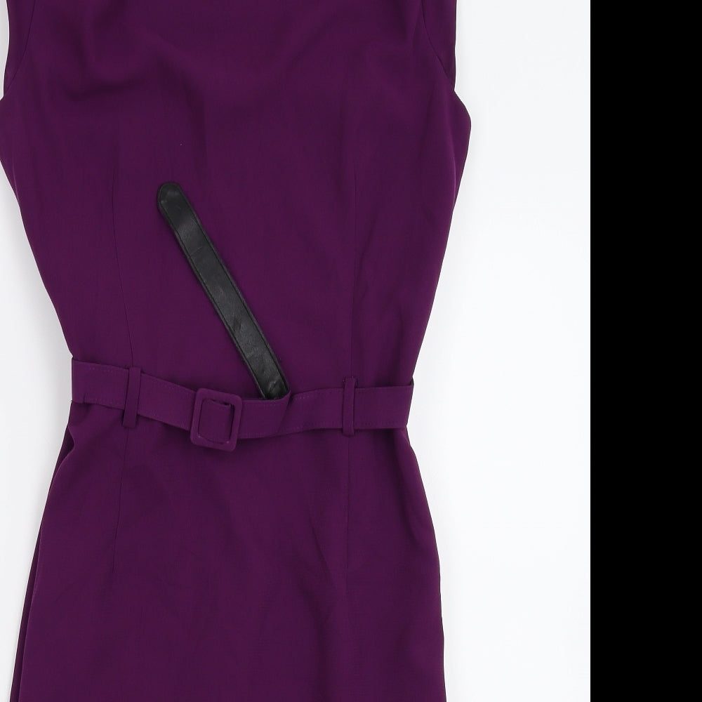 Banana Republic Womens Purple   Fit & Flare  Size 12