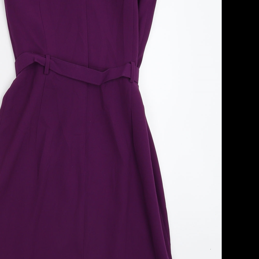 Banana Republic Womens Purple   Fit & Flare  Size 12