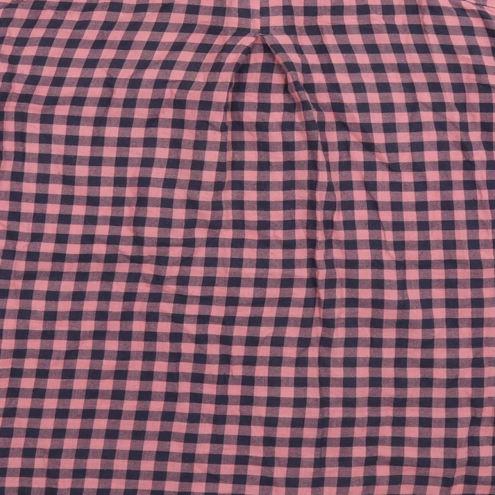 Atmosphere Womens Pink Check  Basic Button-Up Size 18