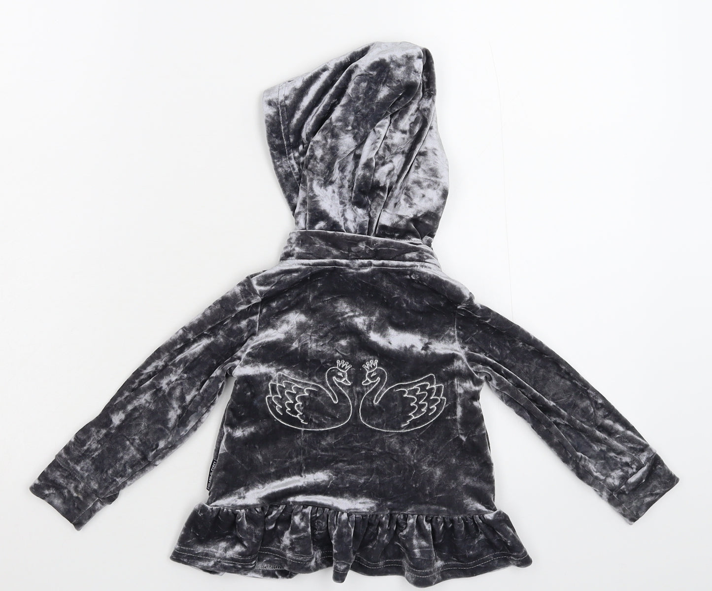 Polarn O. Pyret Girls Silver   Jacket  Size 12-18 Months