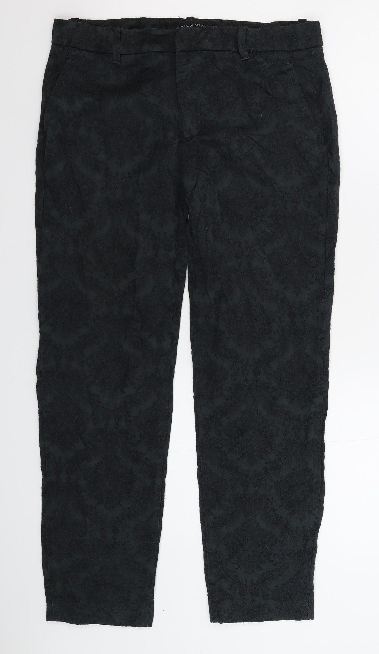 Zara Womens Black   Trousers  Size M L27 in