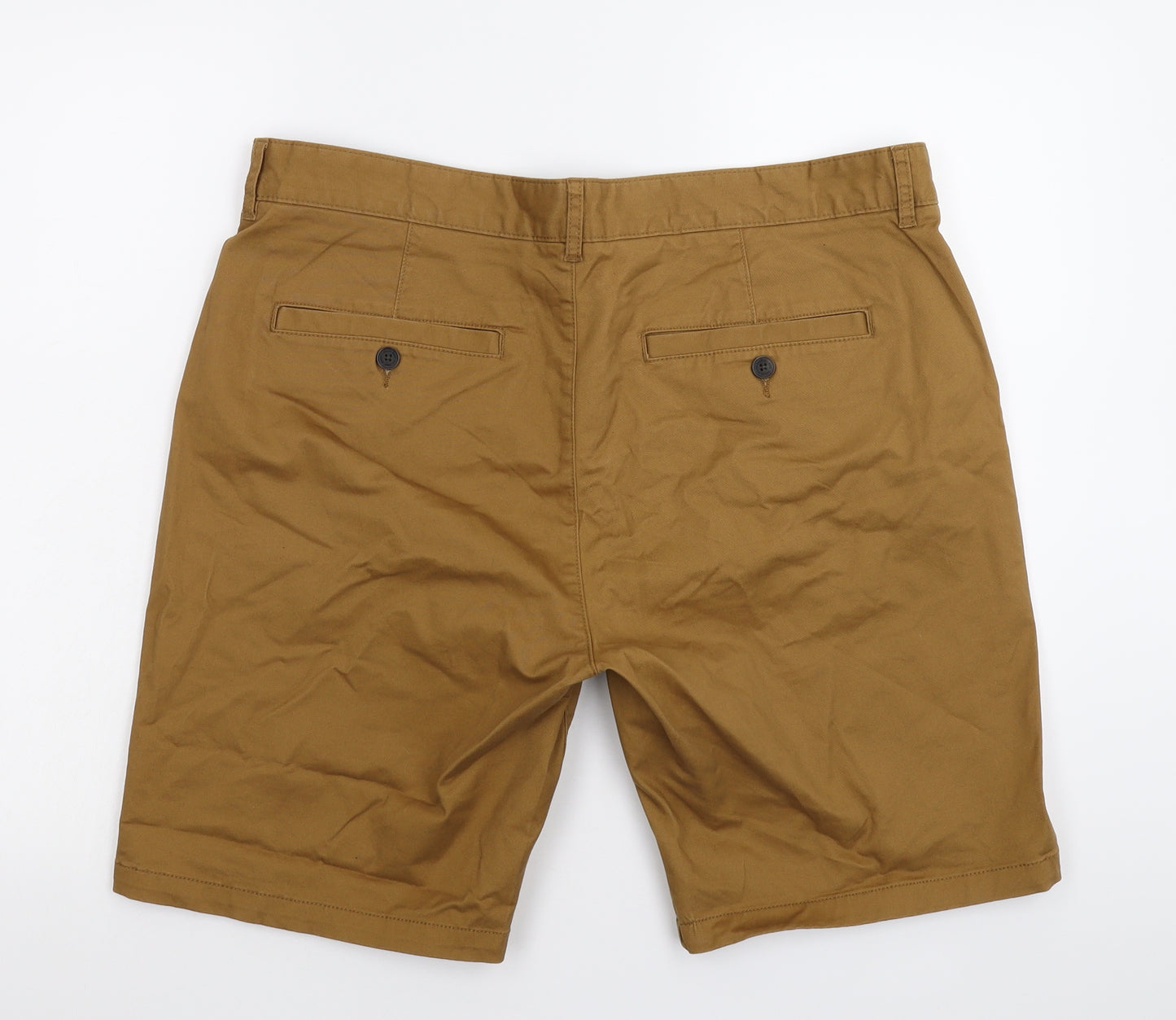 Easy Mens Brown   Chino Shorts Size 36