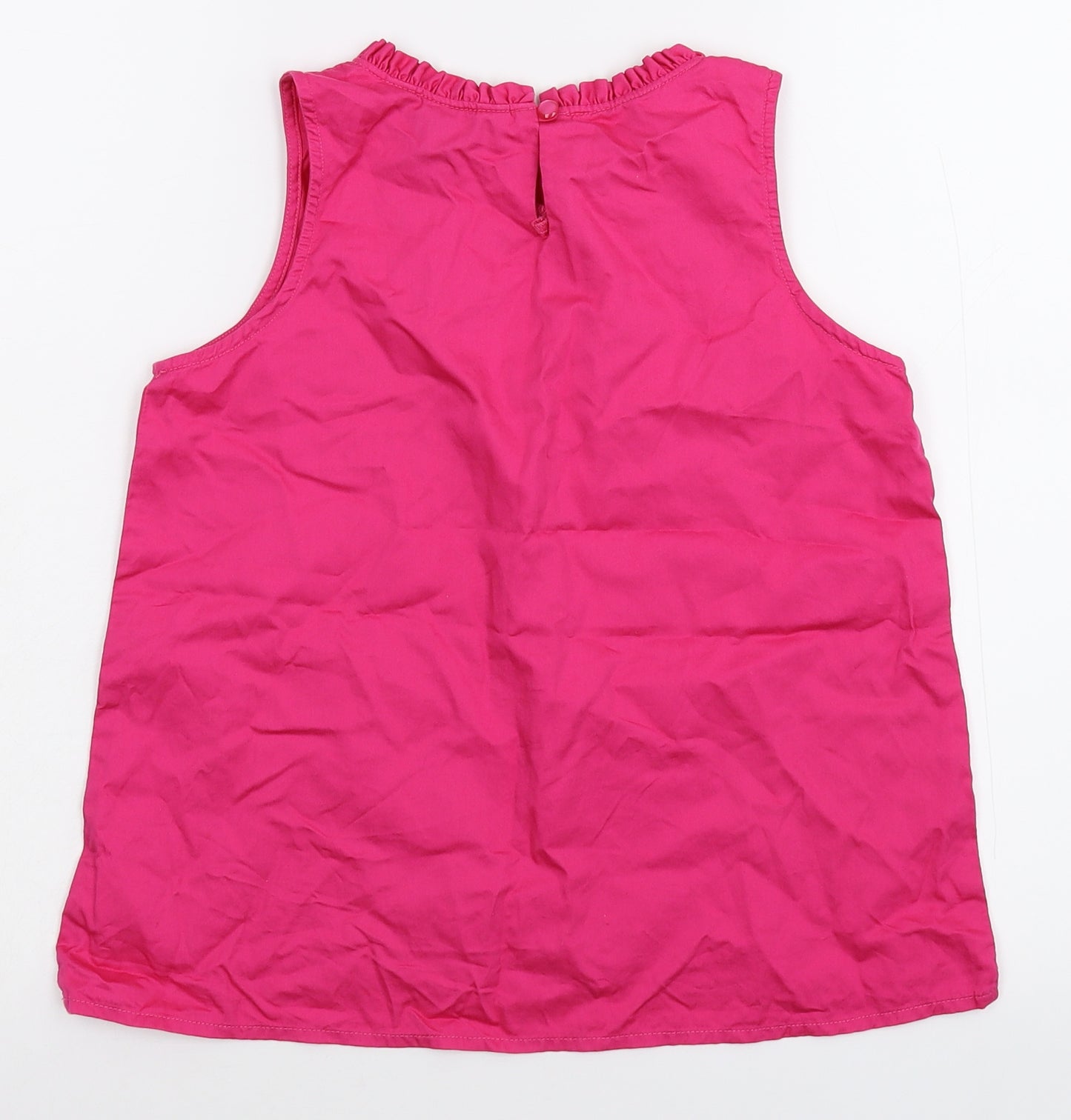 Lands' End Girls Pink   Basic T-Shirt Size 11-12 Years