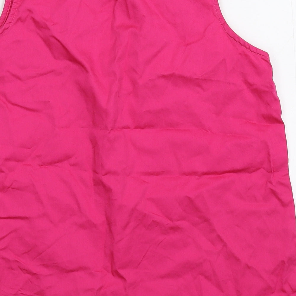 Lands' End Girls Pink   Basic T-Shirt Size 11-12 Years
