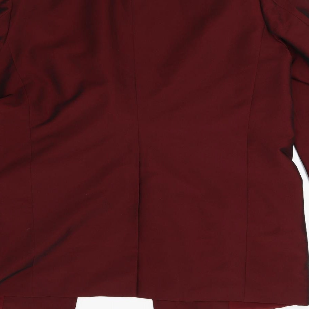 R Sonegra Mens Red   Jacket Blazer Size 40