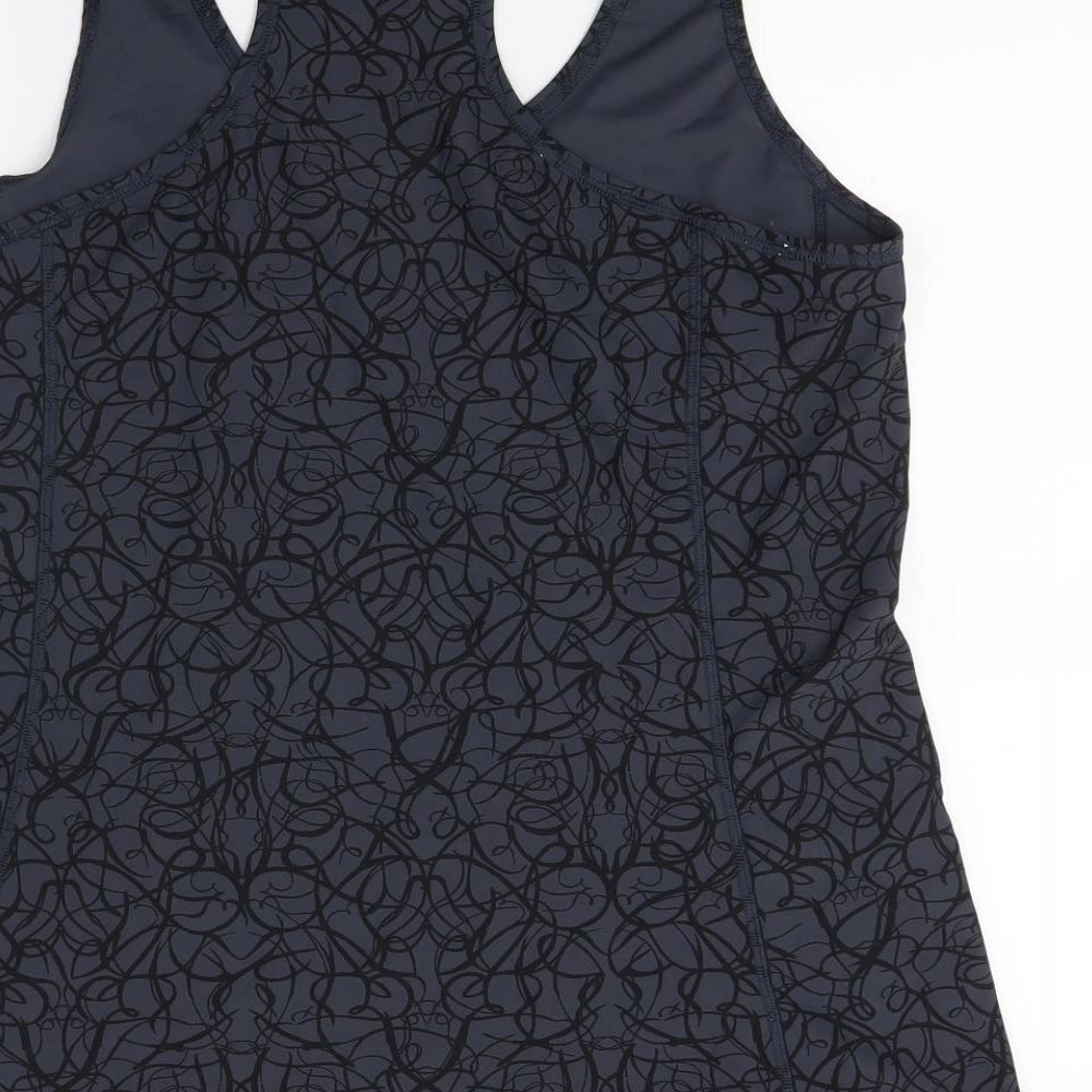 NEXT Womens Grey Floral  Basic Tank Size 18