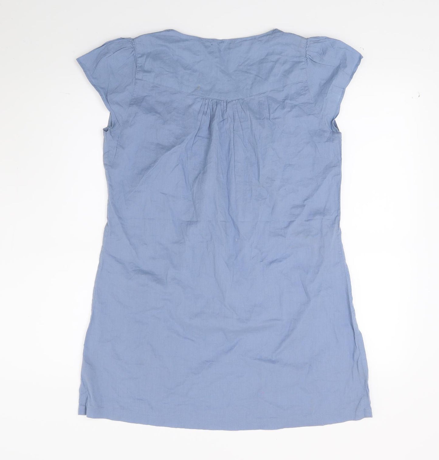 M&Co Womens Blue  Rayon A-Line  Size 10