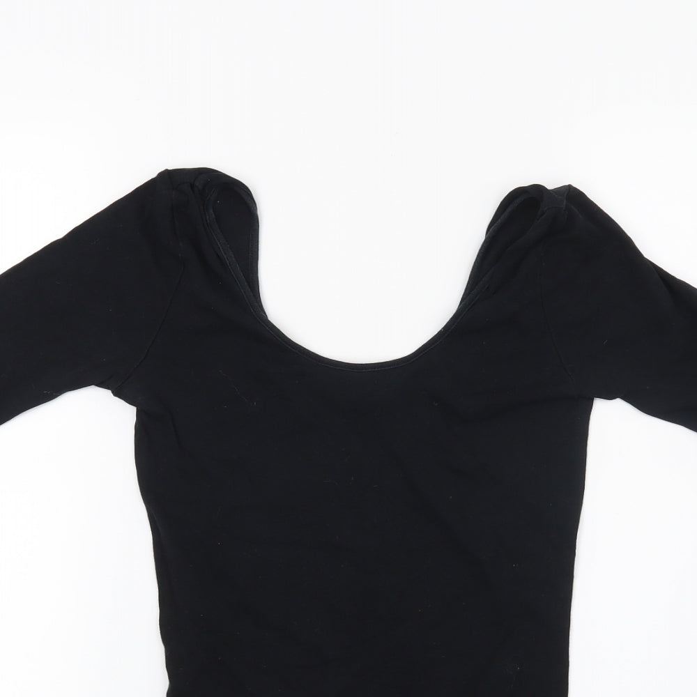 Dorothy Perkins Womens Black   Basic T-Shirt Size 8