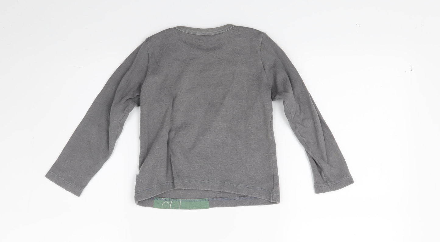 Trick nick Boys Grey   Pullover Sweatshirt Size 4 Years  - Crocodile