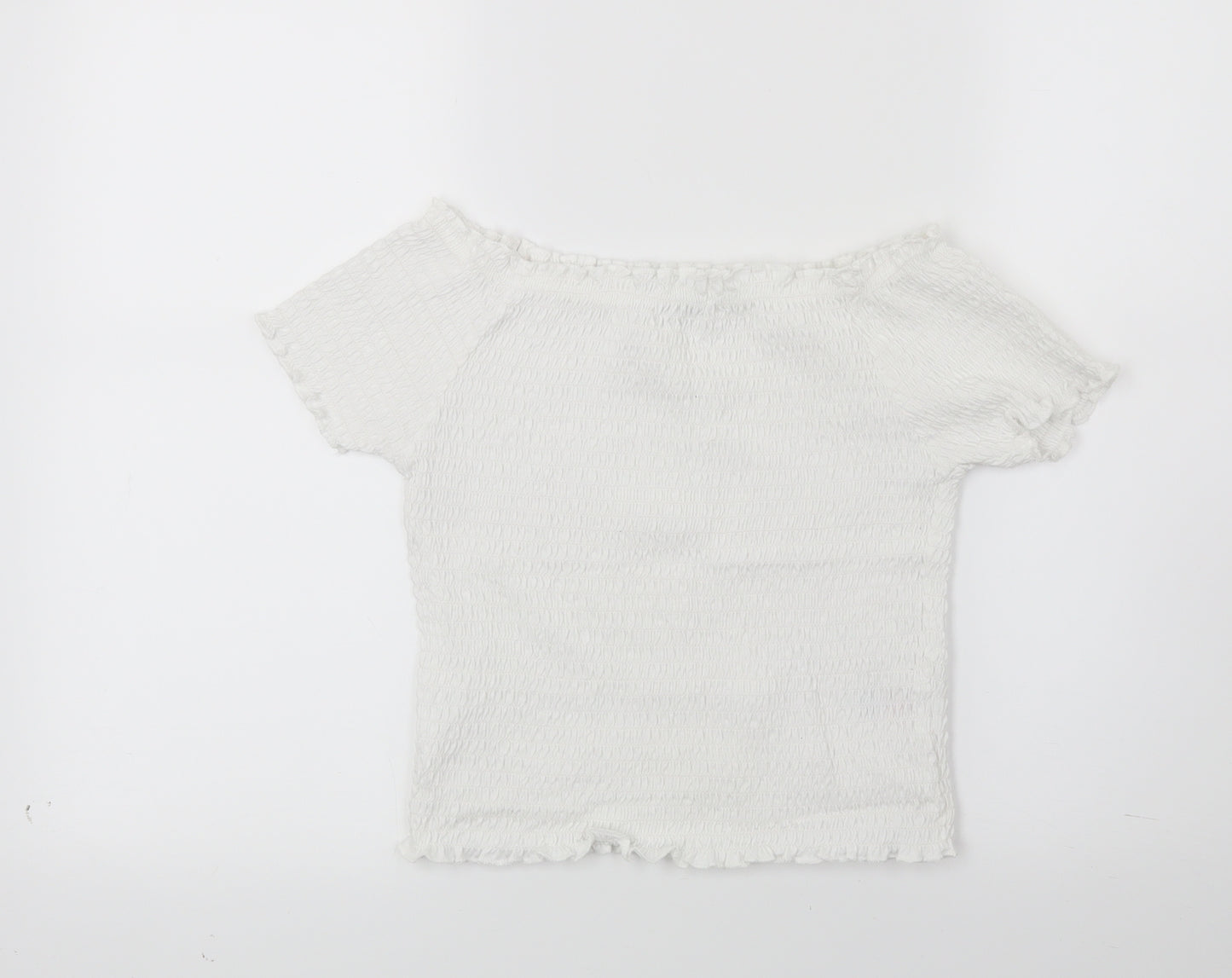 Primark Girls White   Basic T-Shirt Size 13 Years