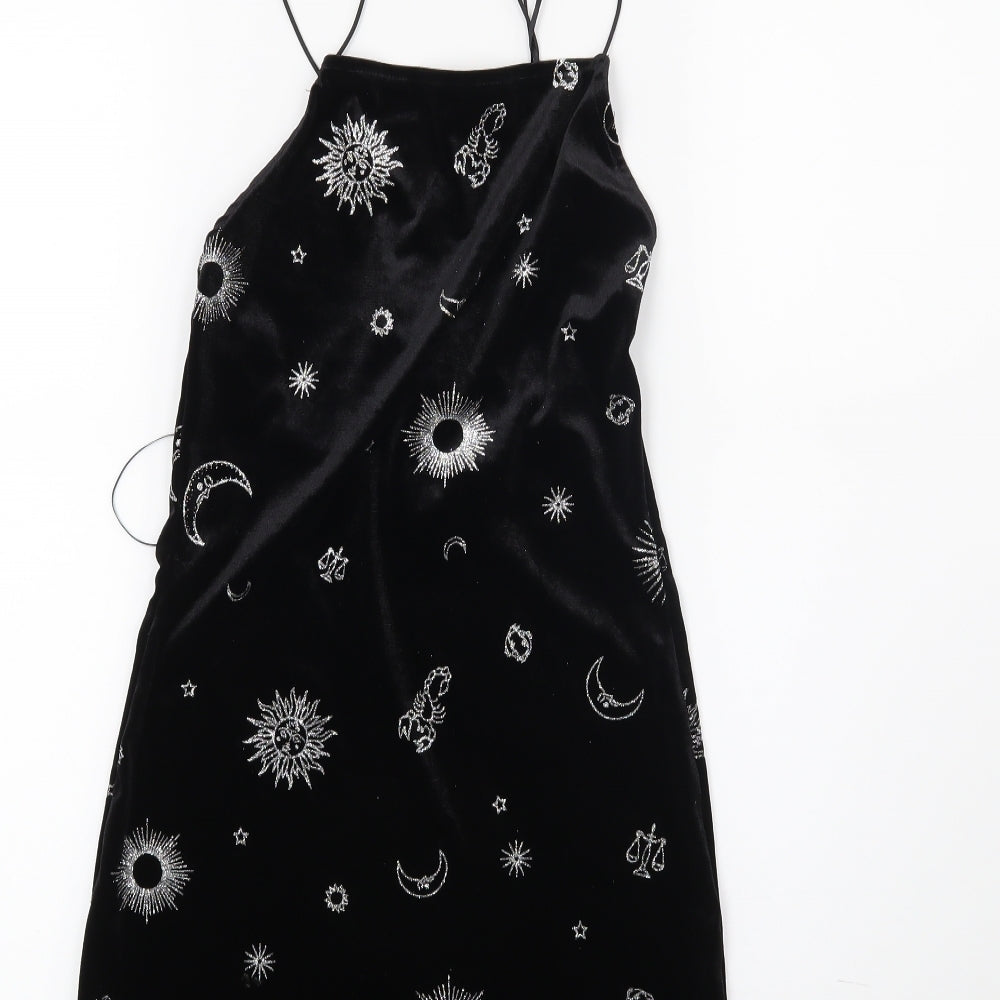 H&M Womens Black   Tunic Tank Size S