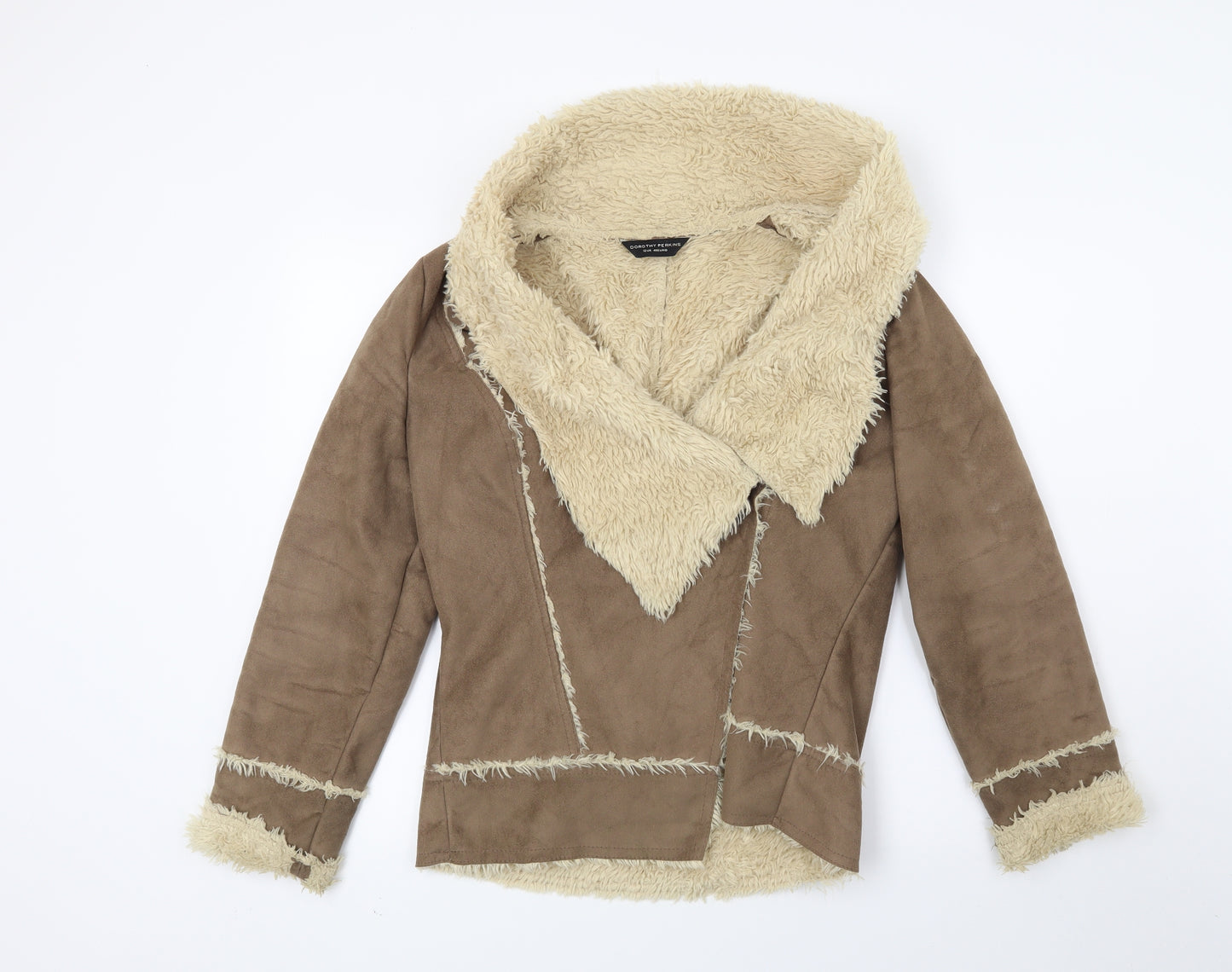 Dorothy Perkins Womens Brown   Jacket Coat Size 12